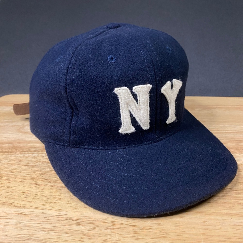 Ebbets Field Flannels New York Black Yankees 1936 Authentic Wool Ballcap